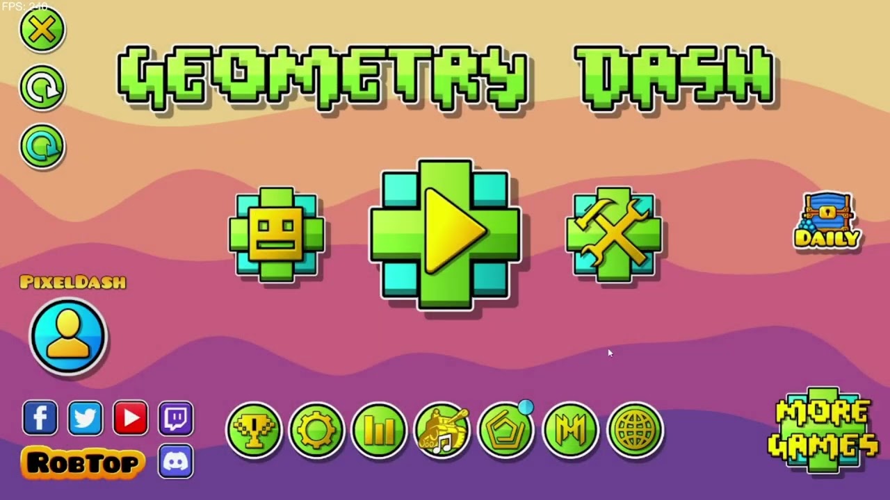 Pixel Dash - GD Private Server (showcase)