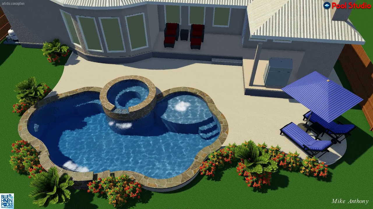 Pool Studio - 3D Swimming Pool Design Software - YouTube