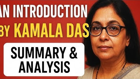 STOP! Watch This Before Studying An Introduction | Kamala Das | TGT PGT NET ENGLISH LITERATURE 