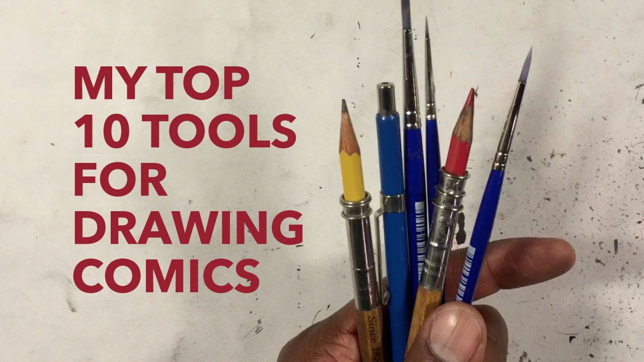 Gerimi Drawing Comics 073 :My Top 10 tools for drawing comics 