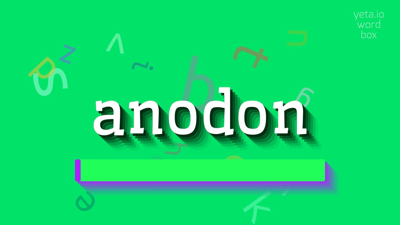 How to say "anodon"! (High Quality Voices)