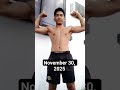 Part 3 of Physique check monthly. This Video was recorded on November 30, 2025.