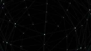 Abstract network of tech polygon shape background