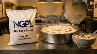 How to Make Soft Idlies Using NGPL Idly Batter Premix | Commercial Scale Tutorial screenshot 1