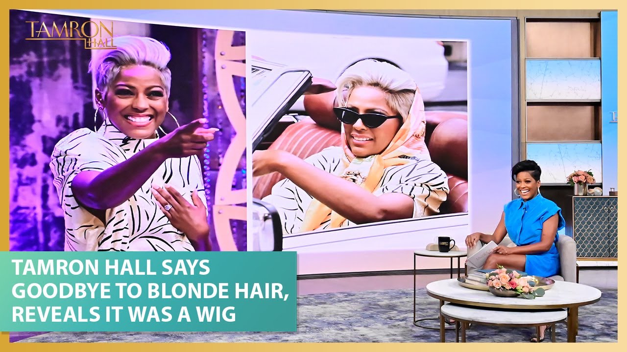Download Tamron Hall Says Goodbye to Blonde Hair, Reveals It Was a Wig
