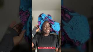 Quick Ankara Headwrap Tutorial #headwrap #tutorial