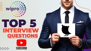 Wipro hiring team Non voice interview 5 questions and answers