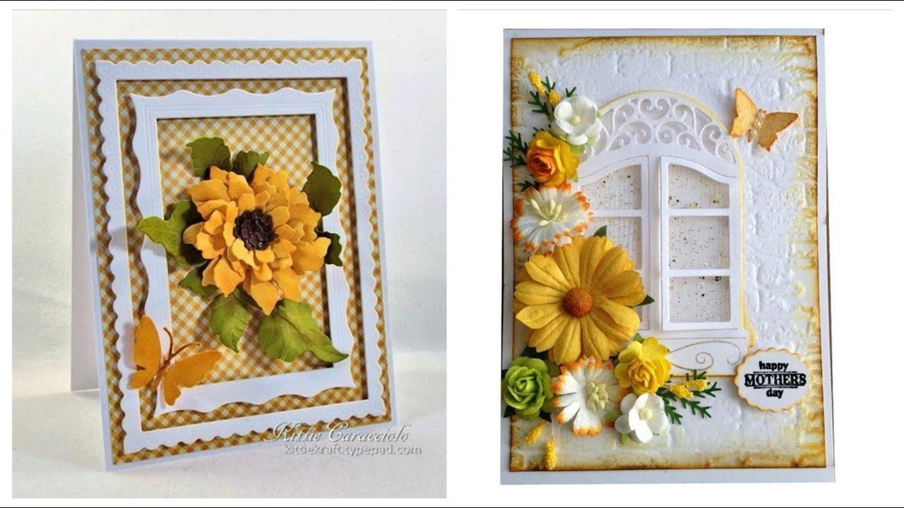 Top stylish greeting card design ideas/Handmade birthday greeting card design YouTube