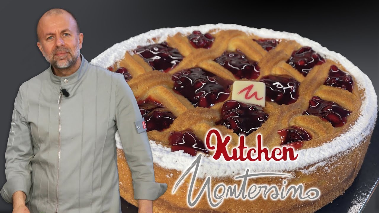 Crostata linzer di ricotta e melograno - Kitchen Montersino