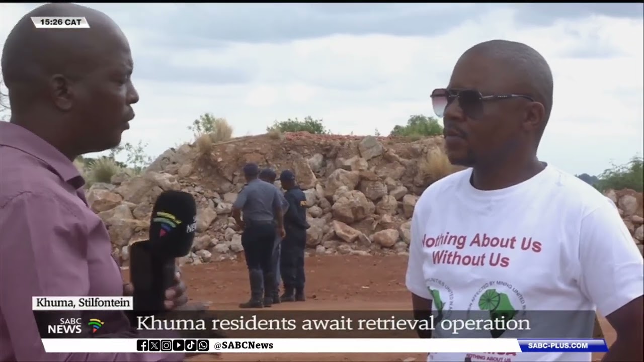 Khuma, Stilfontein | Khuma residents await retrieval operation