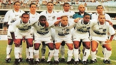 Santos 5 x 1 Botafogo (SP) - 31/03/ 1996 - O pacto dos carecas
