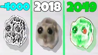 Sad Hamster in Different Years