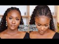 HOW TO DIY STITCH BRAIDS PONYTAIL ON SHORT 4C HAIR FT MODERN SHOW HAIR STORE | SARAH KYOLA