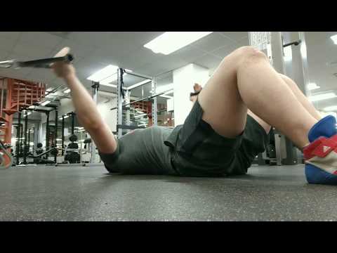 205 lbs 4+1 High Pulls Into Split Snatch - Guillotine Press - Weighted Stretch