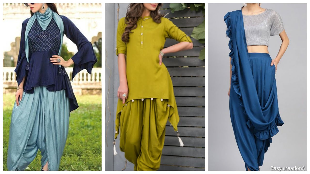 10+ Stylish Outfit Ideas For Dhoti Pants With Kurtis In 2022! - To Near Me