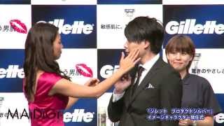 相武紗季、帰国後初イベントに登場！「ジレット　プロダクトシルバー」3