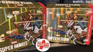 What to Expect in MTG's Marvel Super Heroes: Collector Booster Box Opening Day 2
