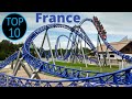 Top 10 rollercoasters in France 2021