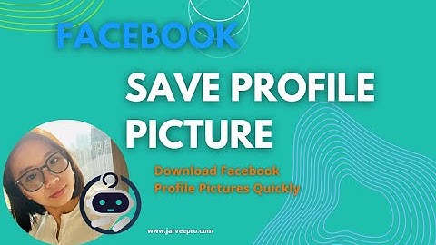How to Save Facebook Profile Picture || Real Profile Picture #jarveepro
