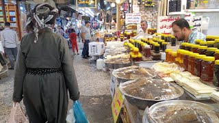 سوق العسل في السليمانيه مع ذكر الأسعار🍯