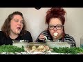 Don't Wipe Your Mouth Challenge! Seafood & Alfredo! With Jen Is Always Hungry! (Not For Kids) 💋