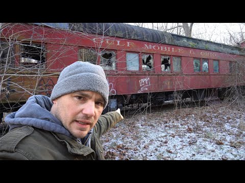 All Aboard The Abandoned Train Restaurant - 20 Year Old Food Still in the Fridge!