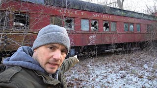 All Aboard The Abandoned Train Restaurant - 20 Year Old Food Still in the Fridge!