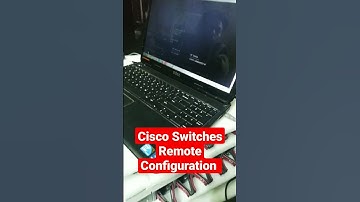 Cisco Switches Remote Configuration #cisco #router #switch #configuration #shorts