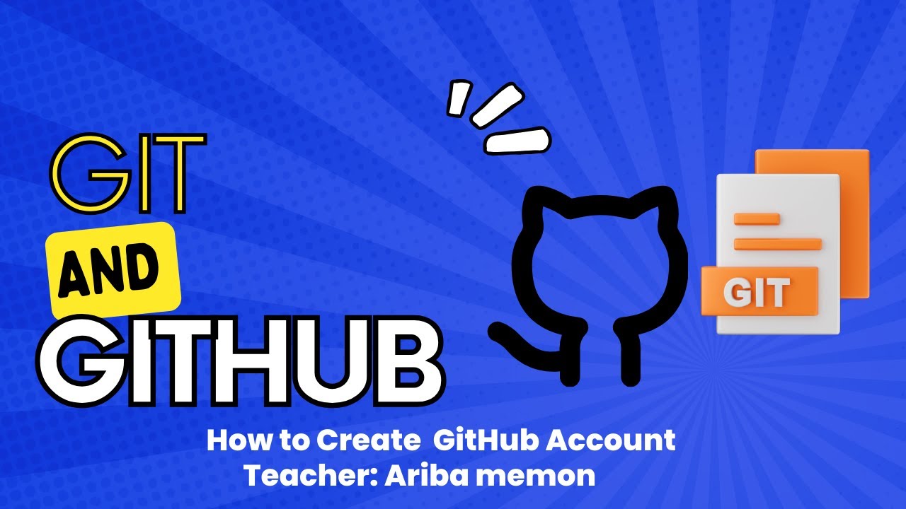 Step No 2 : Creating Your GitHub Account - YouTube