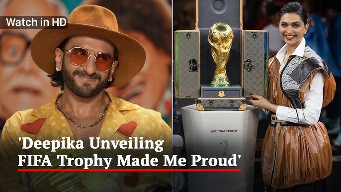 Deepika Padukone Unveils World Cup Trophy In LV Trunk