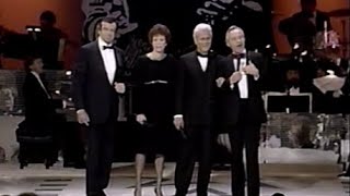 Carol Burnett, Walter Matthau, Jack Lemmon and Tony Curtis musical tribute to  Billy Wilder 1986