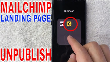 ✅  How To Unpublish Mailchimp Landing Page 🔴