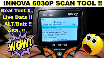 INNOVA 6030P OBD2 Scanner ABS Code Reader Check Engine Light Diagnostic Scan Tool, Real Test Review