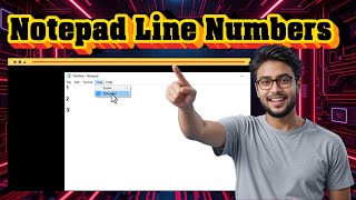 How To Add Line Numbers In Notepad On Windows 10 | Quick Guide (2025)