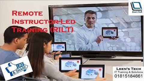 Online Live Training: Remote Instructor Led Training (RILT) | Virtual Instructor-led Training