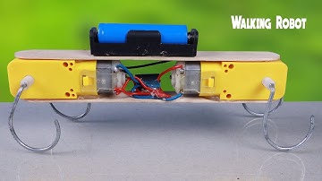 Build a Walking Robot With Gear Motor