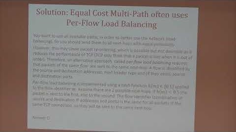 TCP-IP 2017: Link State Routing