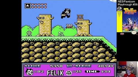 Felix the Cat (NES) Playthrough