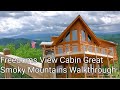 Smoky Mountain Cabin Freedoms View Walkthrough Sevierville TN New Cabin Near Pigeon Forge Gatlinburg