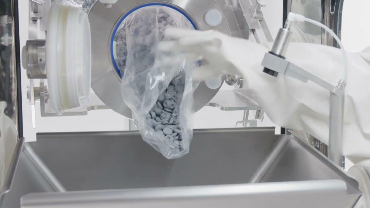 How to safely transfer components into a RABS or isolator using single