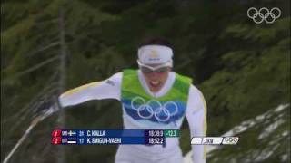 Charlotte Kalla (SWE) Wins Cross-Country Skiing 10km Gold - Vancouver 2010 Olympics