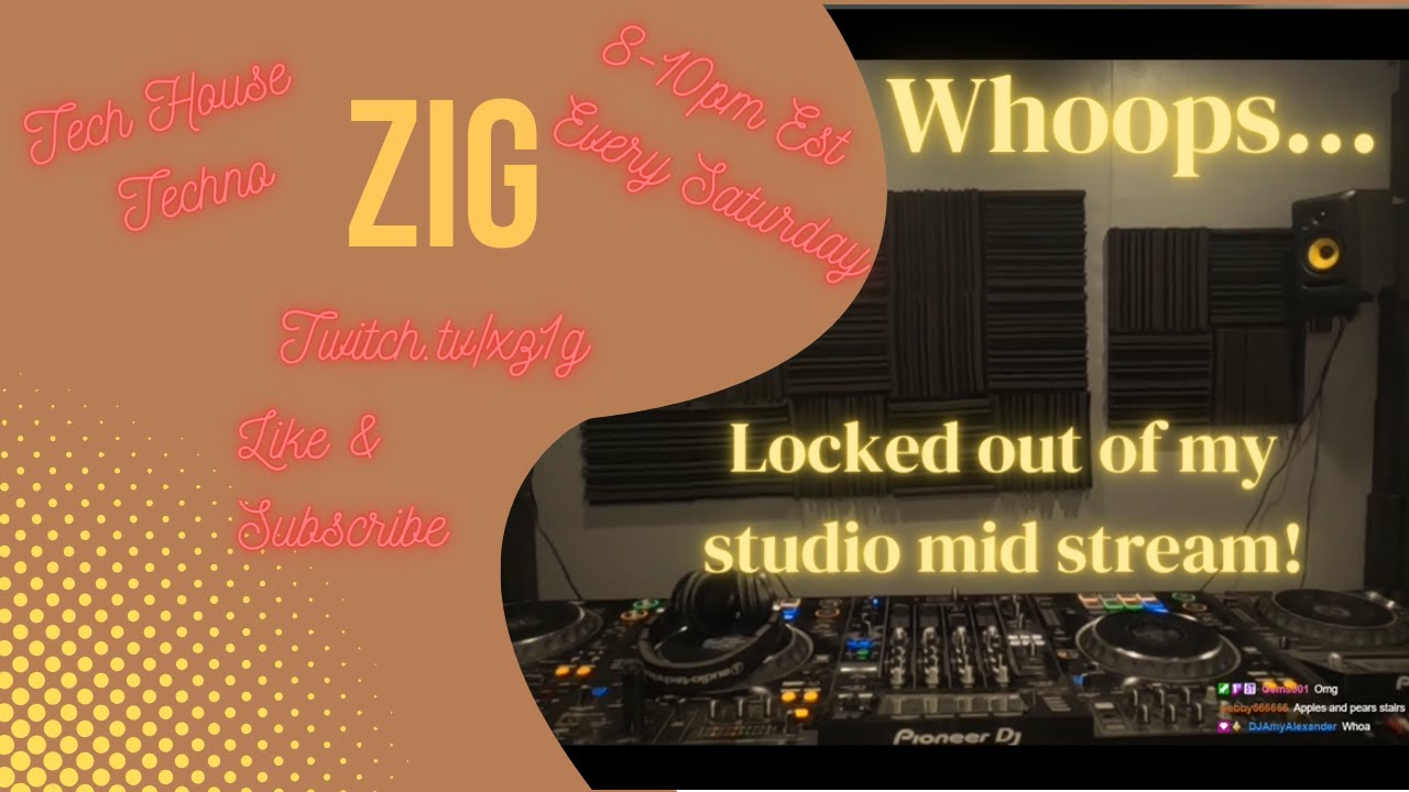 Locked out of my studio live ! -- ZiG -- Twitch Live Stream 3-30-24 ...