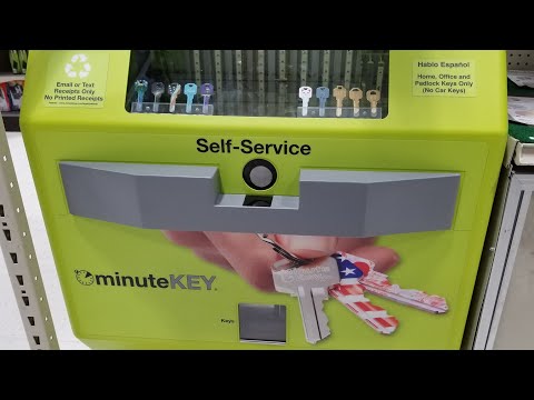 Videó: A Walmartban van kulcsmásoló?