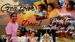 Goa tour 2022|Vegator Sunset point |Goa కి ఎపుడు  వెళ్ళాలి ?అక్కడ బైక్ rent ఎంత ?VRL Travels| screenshot 2