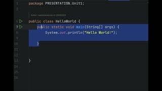 public static void main in Java