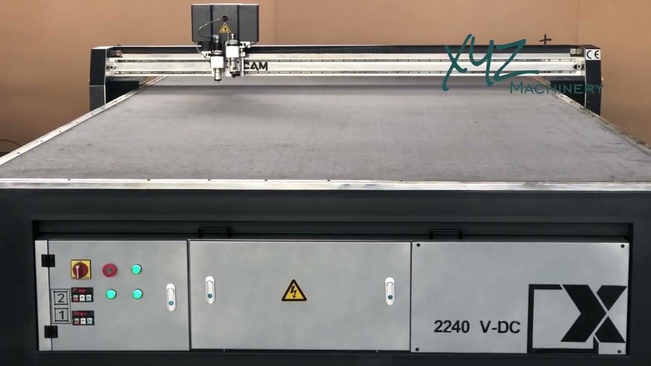 XYZCAM,V-DC digital cutting machine, a Tangential knife cutting solution designed in Germany.