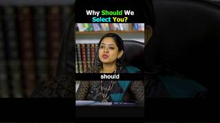 Why Should We Select You 🚔😱 UPSC Topper Mock Interview Question #upsc #ias #ips