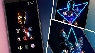 Get the Avengers Infinity Theme Pack on any Android Phone [Nova Launcher EP-1] MARVEL EDITION screenshot 2