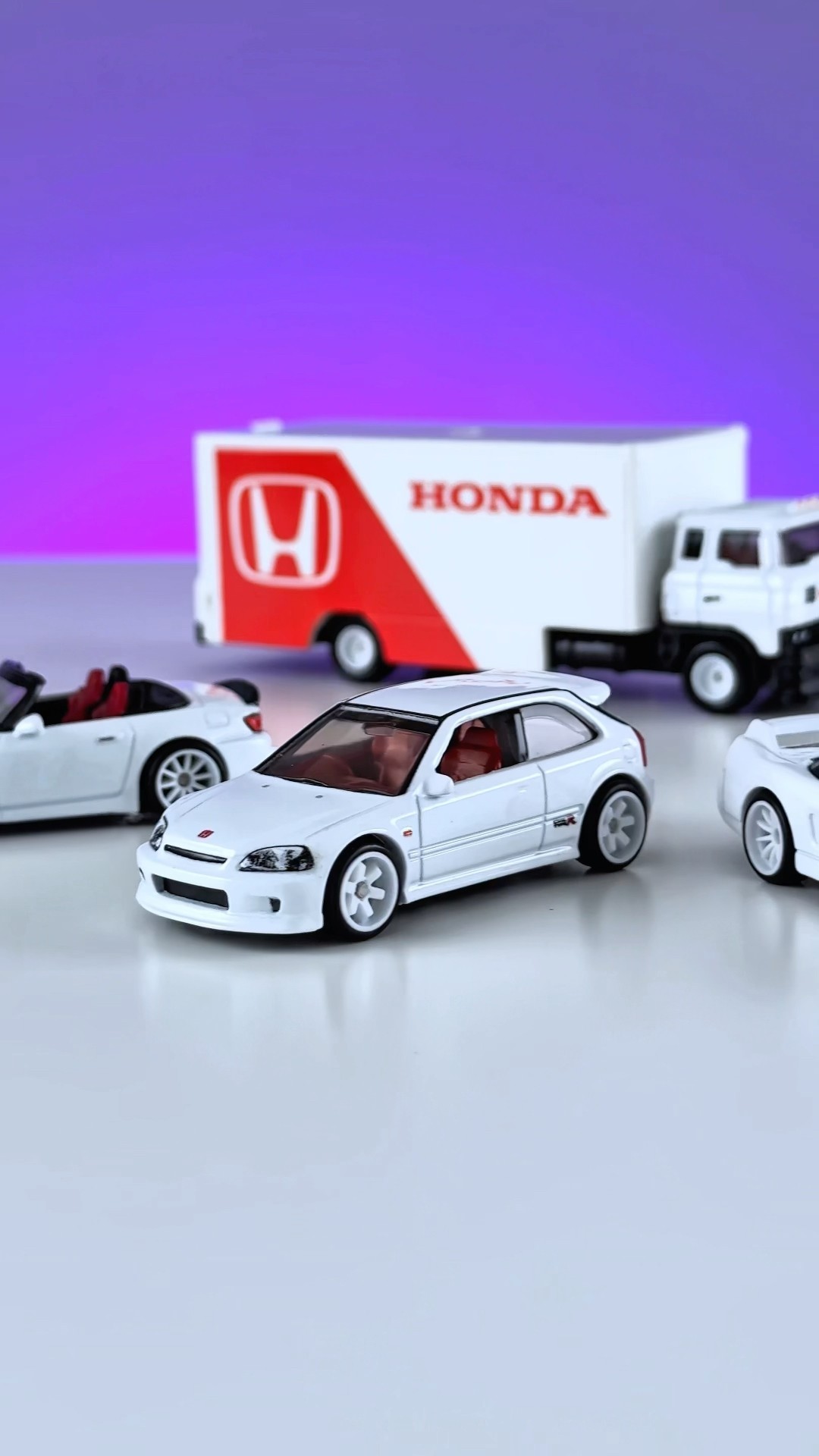 ミニカー Hot Wheels 2023 Collector Edition Honda New Hot Wheels diorama - Honda Collector Set! #hotwheels #honda