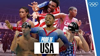 Pride of the United States 🇺🇸 Who are the stars to watch at #Paris2024